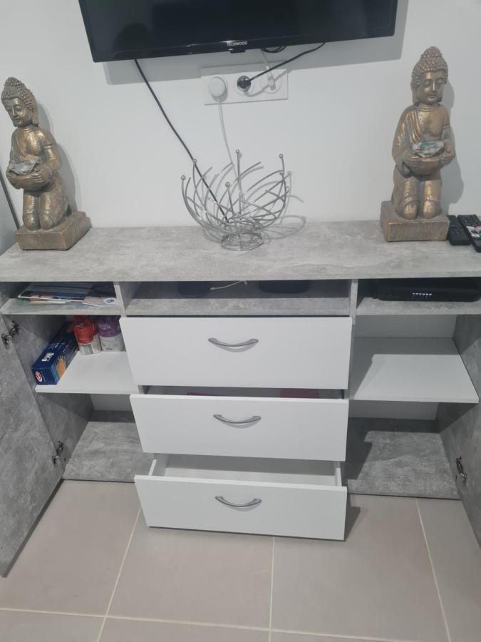 Appartement Vue Mer,Acces Direct Plage,Fibre,Clim,Parking Public Gratuit Ле Баркарес Экстерьер фото